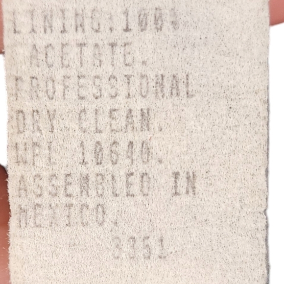 Vintage Wool Blend Women's Russell Scott Black & Red Floral zip up Jacket - Picture 11 of 13